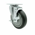 Service Caster Assure Parts 19086UQ6 Replacement Caster with Brake ASS-SCC-20S514-TPRB-TLB